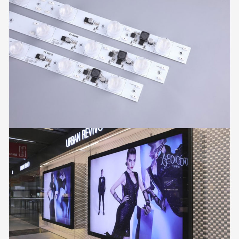 Iklan Edgelit LED Strip Kaku